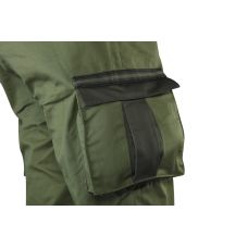 Напівкомбінезон робочий Neo Tools Camo Olive, потрійний шов, XL(54), оливковий