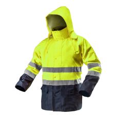 Куртка рабочая Neo Tools Visibility, повышенной видимости, материал Oxford 300D, XXXL(58), желтый
