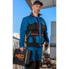Куртка рабочая Neo Tools HD+, 100% хлопок, XL(54), черно-синий