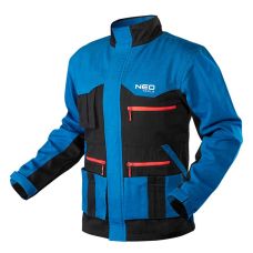 Куртка рабочая Neo Tools HD+, 100% хлопок, XXL(56), черно-синий