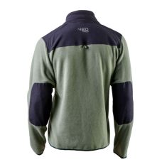 Кофта робоча Neo Tools Camo, флісова, 300г/м кв, посилення тканиною Oxford, на блискавці, M(50), оливковий