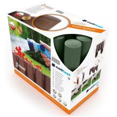 Газонное ограждение Cellfast 3 MAXI, 10 секций по 21см, 2.1м, зеленый