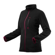 Кофта рабочая Neo Tools Woman Line, флисовая, 300г/м кв, на молнии, XL(42), черный