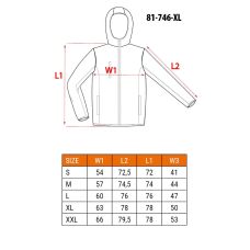 Куртка робоча Neo Tools Basic, XL(54), підвищеної видимості, полиэстер, 240 г/м2, помаранчевий