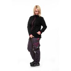 Кофта рабочая Neo Tools Woman Line, флисовая, 300г/м кв, на молнии, XL(42), черный