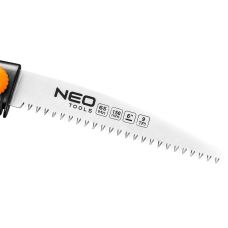 Пила садовая Neo Tools, 15см, выдвижное полотно, 3D зубья, сталь 65Mn, крепеж для пояса, 0.09кг