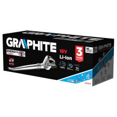 Воздух садовый аккумуляторный GRAPHITE 18В Energy+ 190км/ч 1.2кг без АКБ и ЗП