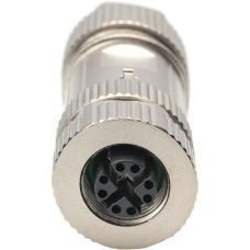 Коннектор DIGITUS CАТ 6A M12 F, X-кодированный, STP, IP67