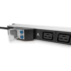 Пристрій розподілу електроживлення DIGITUS 0U, 24xC13, 4xC19, 32A, 250V, вилка IEC 60309