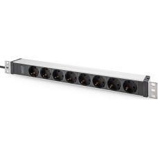 Устройство распределения электропитания DIGITUS 1U, 8xSchuko, 16A, 250V, вилка C20