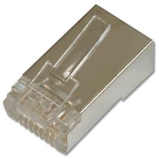 Коннектор DIGITUS CАТ 6 RJ45, STP, 100шт. Коннектор DIGITUS CАТ 6 RJ45, STP, 100шт.