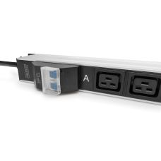 Пристрій розподілу електроживлення DIGITUS 0U, 24xC13, 4xC19, 32A, 250V, вилка IEC 60309
