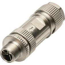 Конектор DIGITUS CАТ 6A M12 M, X-coded, STP, IP67