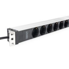 Пристрій розподілу електроживлення DIGITUS 1U, 8xSchuko, 16A, 250V, вилка C20