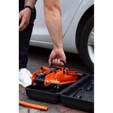 Домкрат Neo Tools, гидравлический подкатный 2.5т, 85-385мм