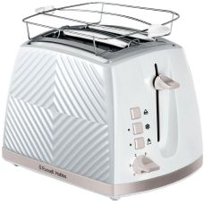 Тостер Russell Hobbs GrooWe 2 Slice 850Вт, подогрев, разморож., пластик, белый