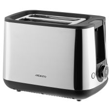 Тостер ARDESTO Steel Collection 800Вт, металл/пластик, серебристо-черный