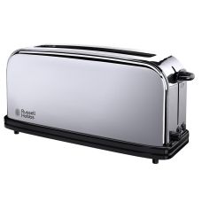 Тостер Russell Hobbs Chester 1000Вт, длинные слоты, металл, серебристый