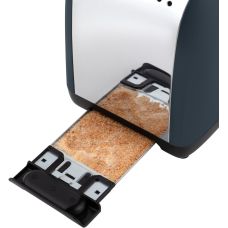 Тостер Russell Hobbs Colours Plus 1600Вт, подогрев, размораживание, металл., серый
