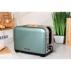 Тостер ARDESTO Mint Harmony 800Вт, металл, мятно-серебристый