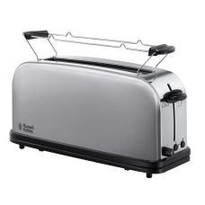 Тостер Russell Hobbs Oxford 1600Вт, довгі слоти на 4 тости, метал, сріблястий