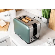 Тостер ARDESTO Mint Harmony 800Вт, металл, мятно-серебристый