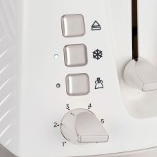 Тостер Russell Hobbs GrooWe 2 Slice 850Вт, підігрів, розморож., пластик, білий