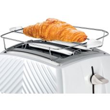 Тостер Russell Hobbs GrooWe 2 Slice 850Вт, підігрів, розморож., пластик, білий