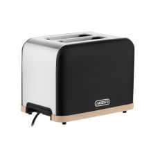 Тостер ARDESTO Wood Modern, 800Вт, металл, 2 слота, черный