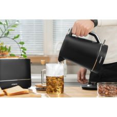 Тостер ARDESTO Timeless Elegance, 800Вт, пластик, 2 слоти, чорний