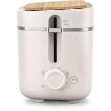 Тостер Philips Series Eco Conscious Edition 830Вт, крышка от пыли, пластик, белый