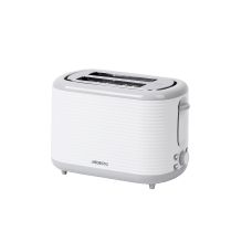 Тостер ARDESTO White stripes T-F17WG 930Вт, пластик, білий+сірий