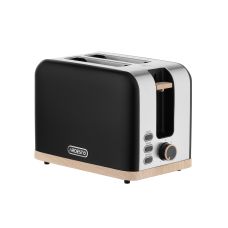 Тостер ARDESTO Wood Modern, 800Вт, металл, 2 слота, черный