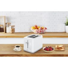 Тостер Tefal Sense 850Вт, LED дисплей, металл/пластик, белый