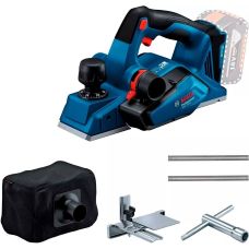 Рубанок аккумуляторный Bosch Professional GHO 185-LI 18В 82мм строгание до 2.6мм паз до 9мм без АКБ и ЗП