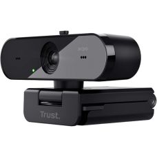 Вебкамера Trust Taxon ECO, 2K QHD, 30 fps, автофокус, OEM BOX, черный