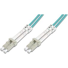 Патч-корд волоконно-оптичний DIGITUS LC/UPC-LC/UPC, 50/125, MM, OM3, duplex, 1м