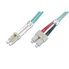 Патч-корд волоконно-оптический DIGITUS LC/UPC-SC/UPC, 50/125, MM, OM3, duplex, 10м Патч-корд волоконно-оптический DIGITUS LC/UPC-SC/UPC, 50/125, MM, OM3, duplex, 10м