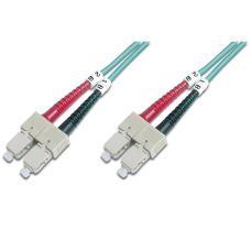 Патч-корд волоконно-оптичний DIGITUS SC/UPC-SC/UPC, 50/125, MM, OM3, duplex, 3м