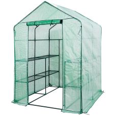 Парник складной Neo Tools 195х143х143, 4 полки, ПЭ пленка 135г, зеленый