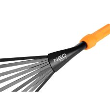Граблі-віяло садові Neo Tools, ширина 12.5см, 33см, система NEO Click 0.15кг