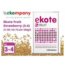 Удобрение Ekote Fruit Strawberry 21-05-10+7CaO+3MgO (3-4 месяцев) для земляники, клубники и ягодных культур, 25 кг