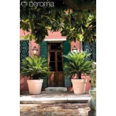Горщик з піддоном Deroma гладкий h15*d17*v1,7 примітіво вайт (000006763)