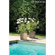 Горшок для растения Deroma Цилиндр h14*d16*v1,9 мокко (000004969)