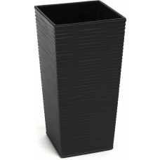 Кашпо LAMELA Фінезія h75*d40*36 чорний (000003412)