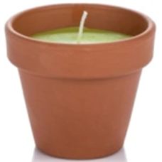 Свічка Candle pot Стандарт h10*11*0,6 зелений (000001347)