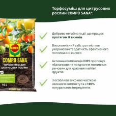 Торфосмесь для цитрусовых растений Compo Sana 10 л