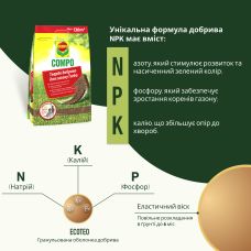 COMPO TURBO Добриво для газону, 5 кг