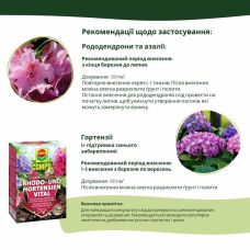 Тверде добриво для рододендронів та гортензій COMPO