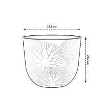Горшок Elho Fuente Lily (коричневый)